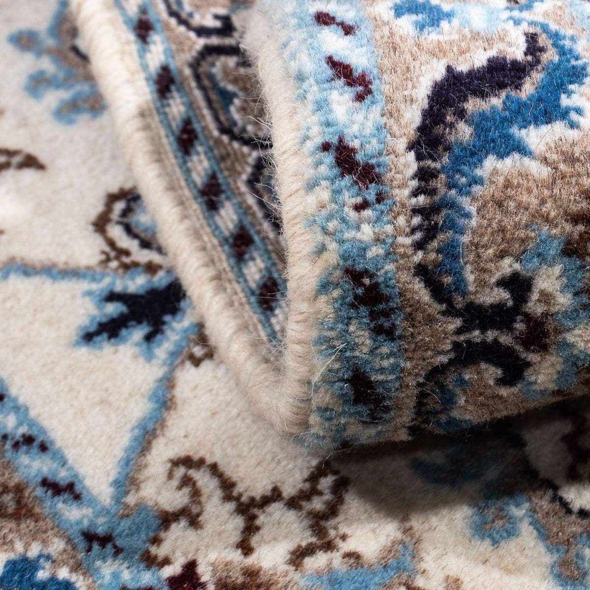 Tapis persan - Nain - 90 x 60 cm - beige