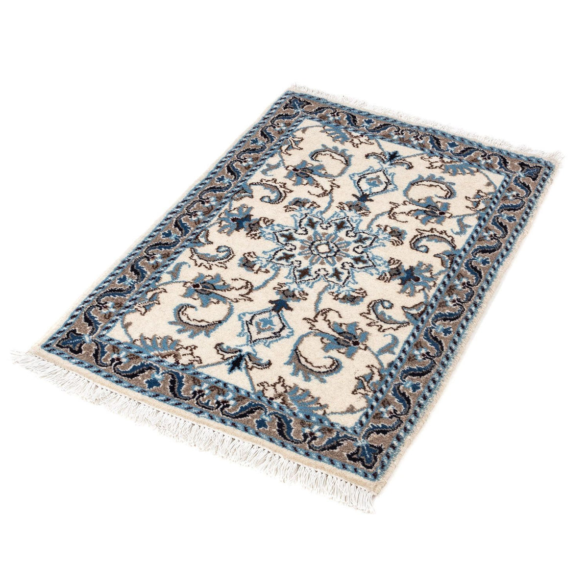 Tapis persan - Nain - 90 x 60 cm - beige