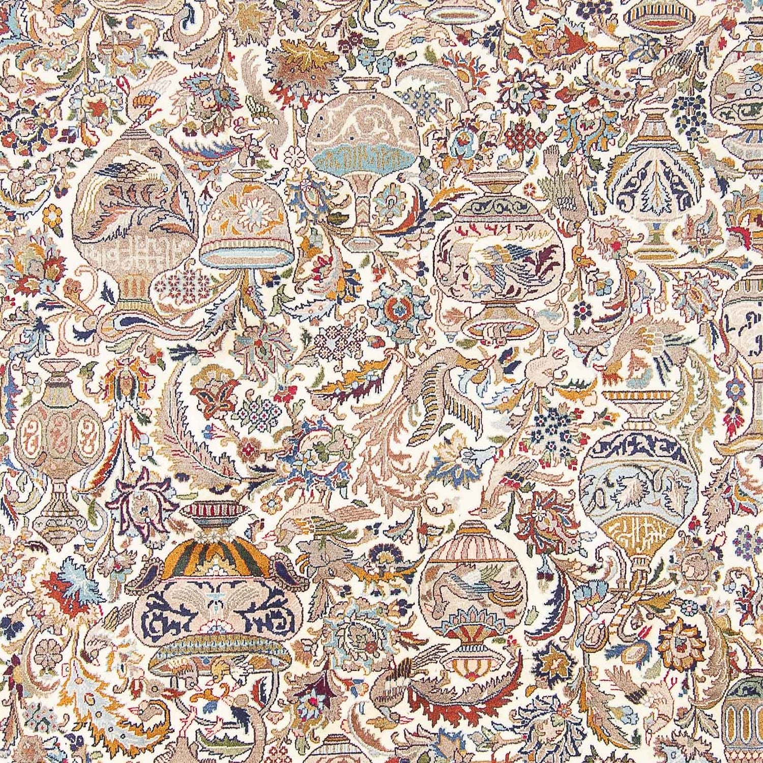 Tapis persan - Classique - 396 x 298 cm - beige
