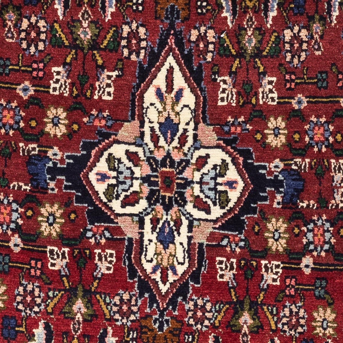 Tapis persan - Nomadic - 130 x 83 cm - rouge foncé