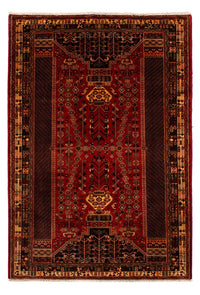 Tapis persan - Nomadic - 291 x 196 cm - rouge foncé