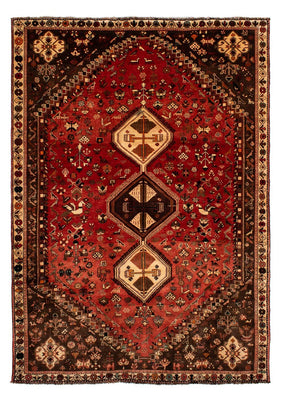 Tapis persan - Nomadic - 304 x 206 cm - rouge foncé