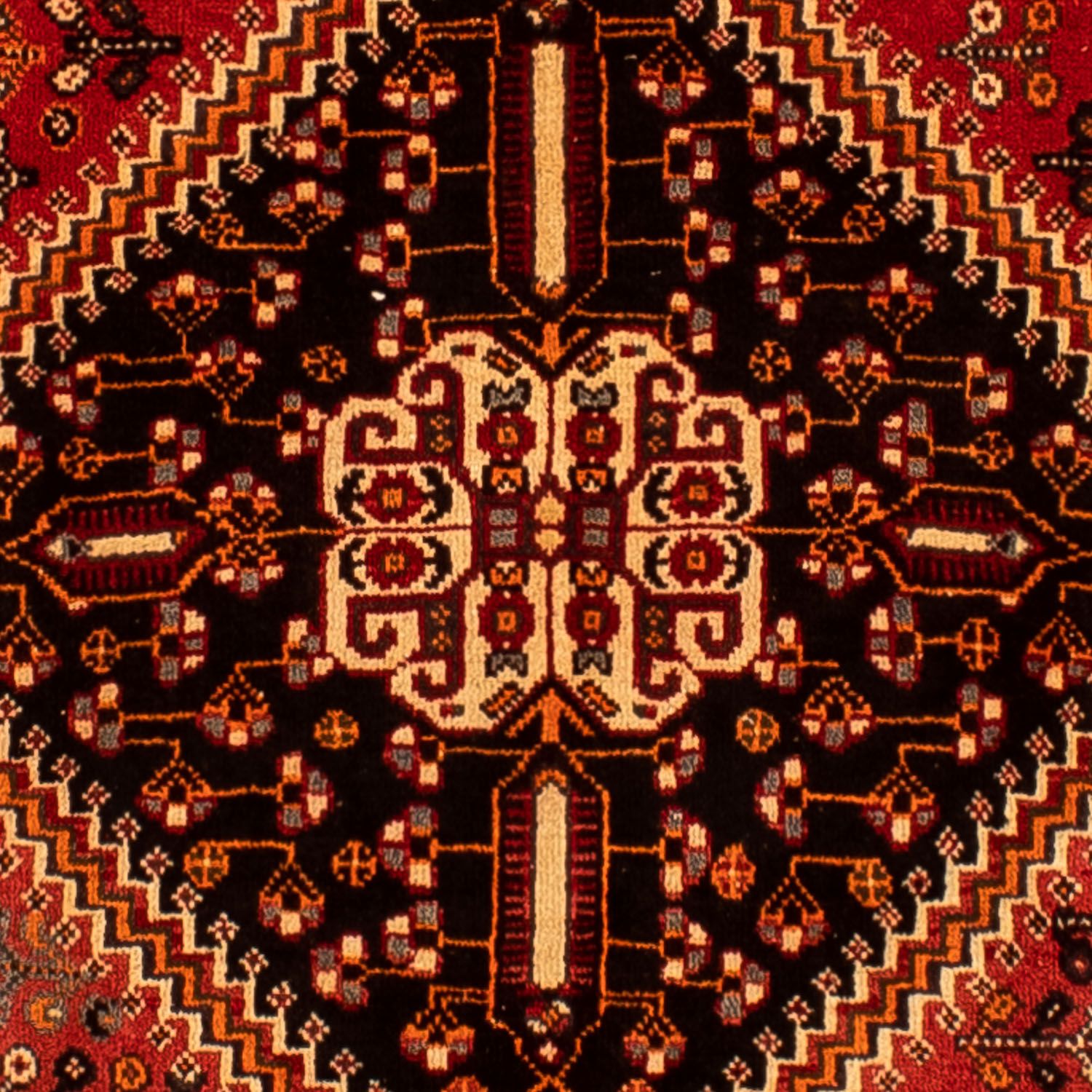 Tapis persan - Nomadic - 288 x 203 cm - rouge foncé