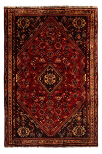Tapis persan - Nomadic - 294 x 190 cm - rouge foncé