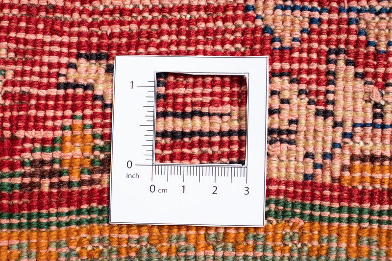 Tapis persan - Nomadic - 296 x 190 cm - rouge foncé