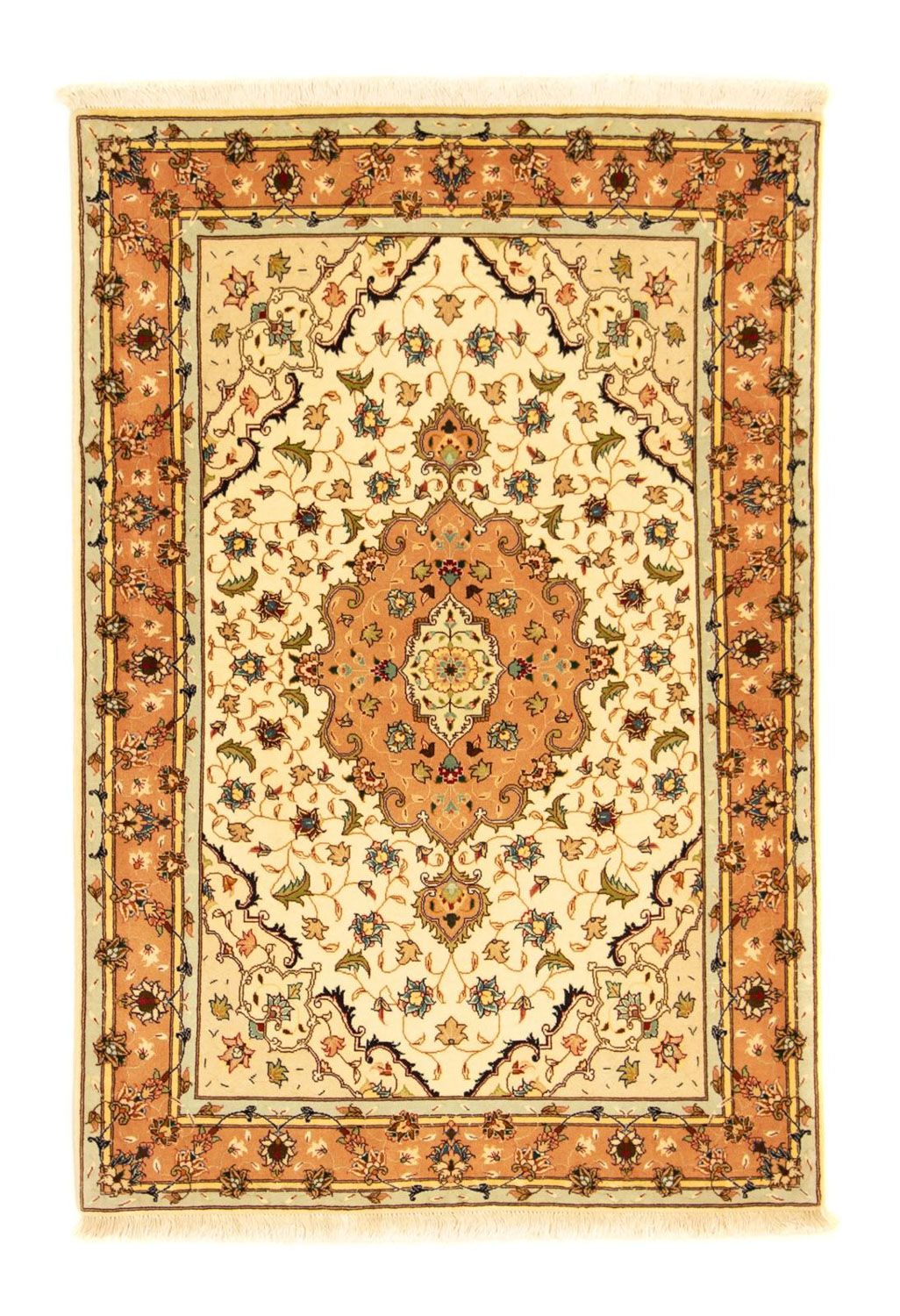Tapis persan - Tabriz - Royal - 150 x 100 cm - beige