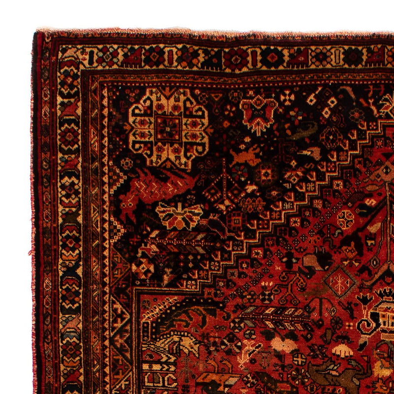 Tapis persan - Nomadic - 268 x 205 cm - rouge foncé