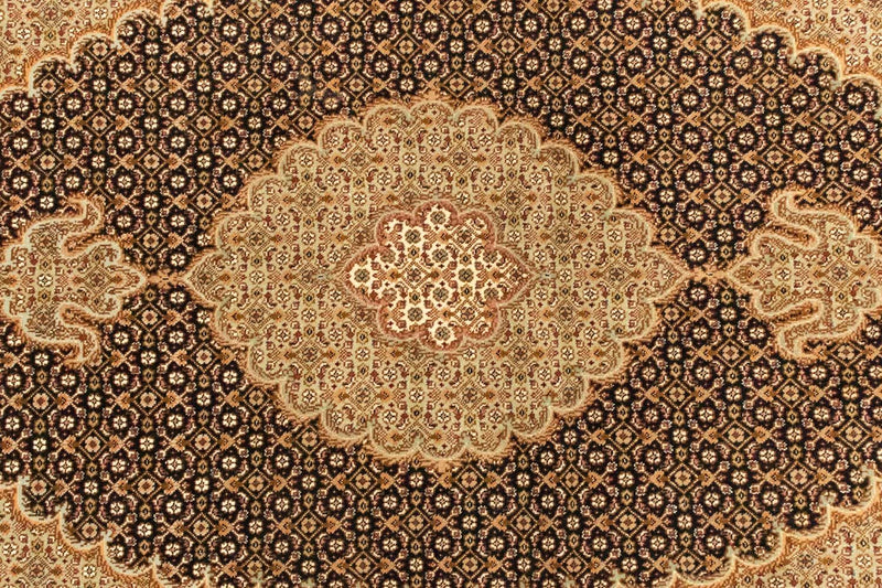 Tapis persan - Tabriz - Royal - 146 x 101 cm - bleu foncé