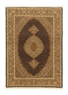 Tapis persan - Tabriz - Royal - 146 x 106 cm - bleu foncé