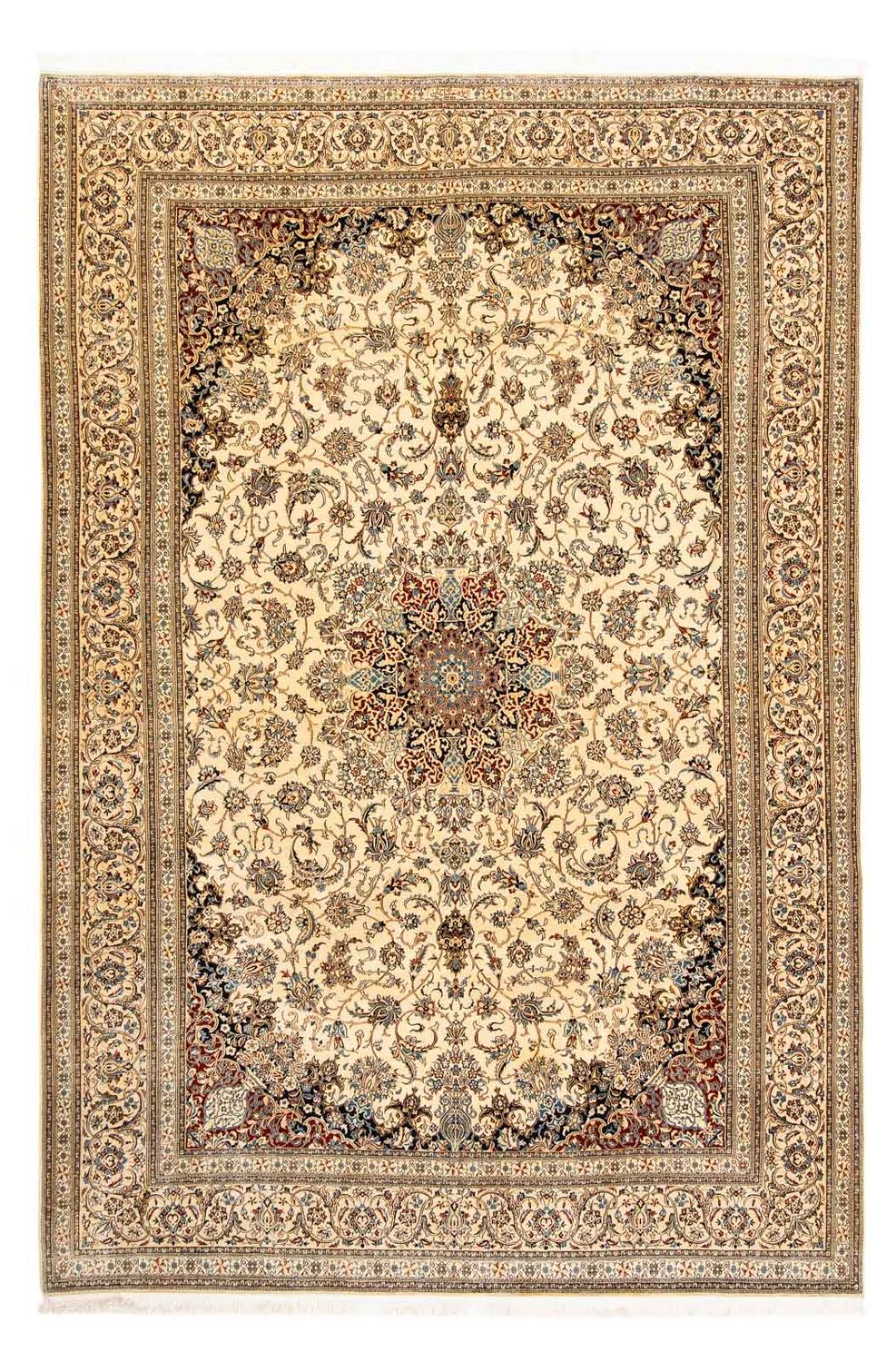 Tapis persan - Nain - Premium - 310 x 206 cm - beige