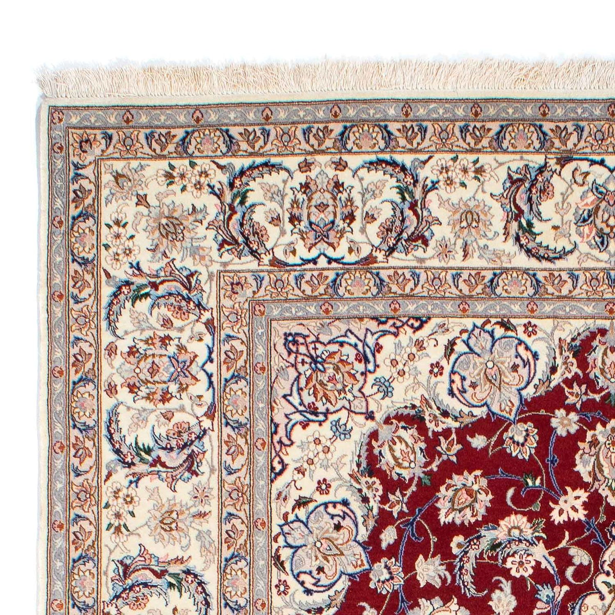 Tapis persan - Isfahan - Premium - 243 x 157 cm - rouge