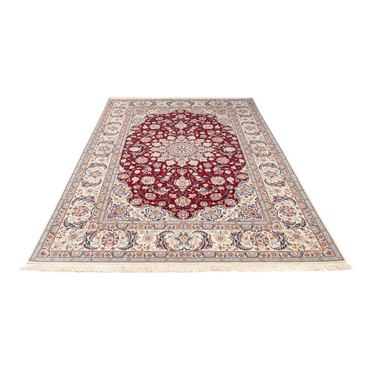 Tapis persan - Isfahan - Premium - 243 x 157 cm - rouge
