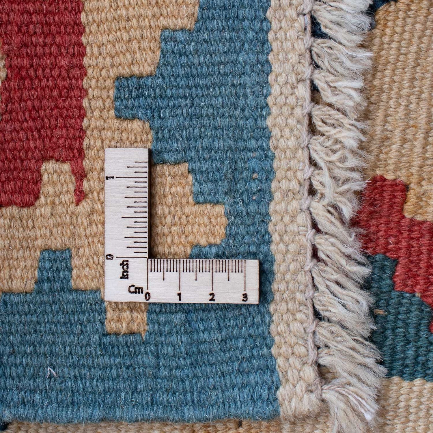 Tapis Kelim - Oriental - 184 x 117 cm - marron clair