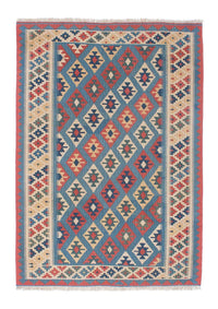 Tapis Kelim - Oriental - 174 x 123 cm - bleu