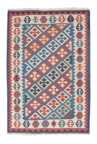Tapis Kelim - Oriental - 180 x 118 cm - bleu