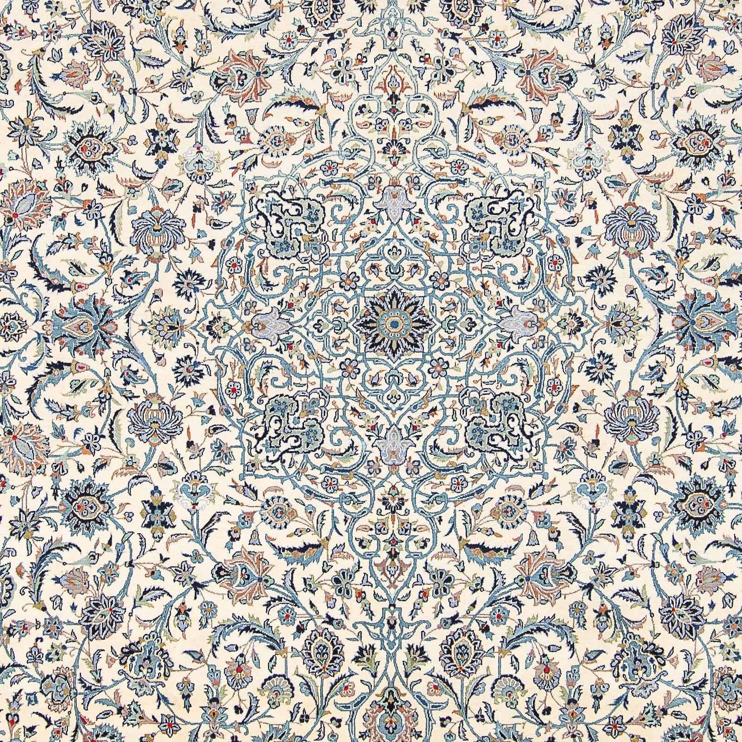Tapis persan - Keshan - 423 x 312 cm - beige