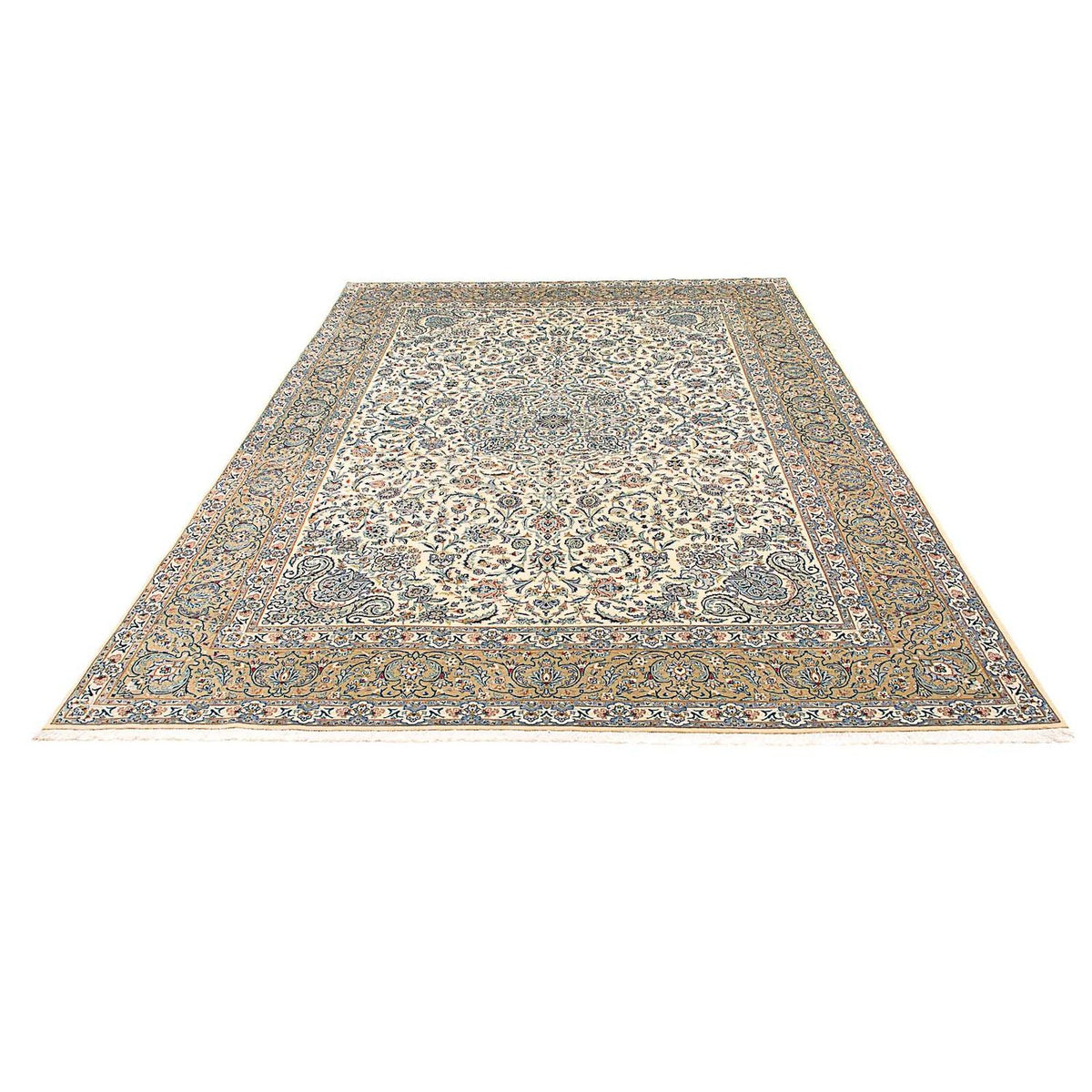 Tapis persan - Keshan - 423 x 312 cm - beige