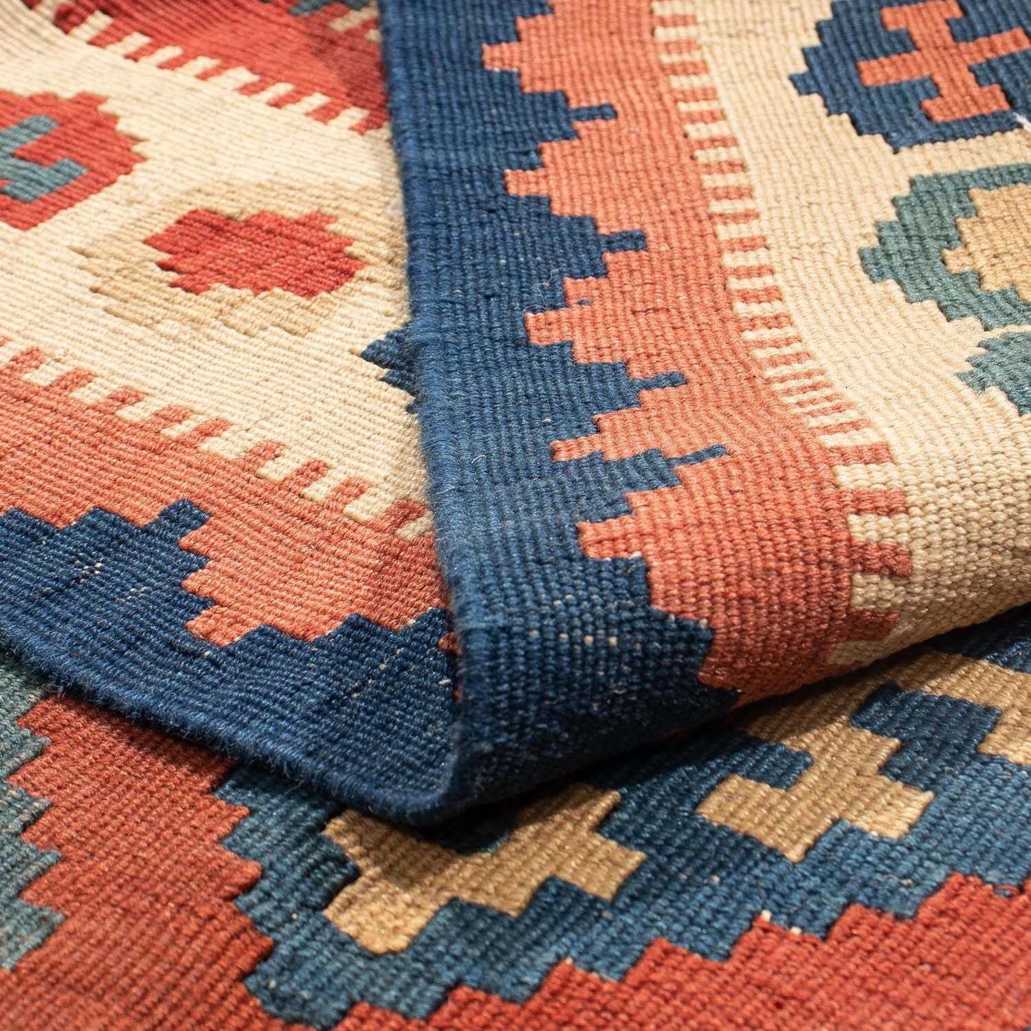Tapis Kelim - Oriental - 150 x 97 cm - rouge