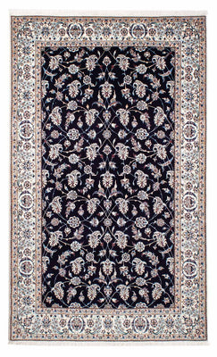 Tapis persan - Nain - Premium - 227 x 139 cm - bleu foncé