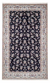 Tapis persan - Nain - Premium - 227 x 139 cm - bleu foncé