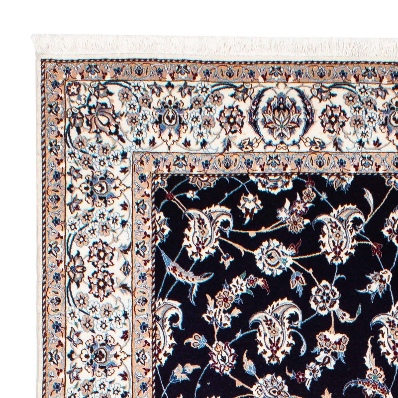 Tapis persan - Nain - Premium - 227 x 139 cm - bleu foncé