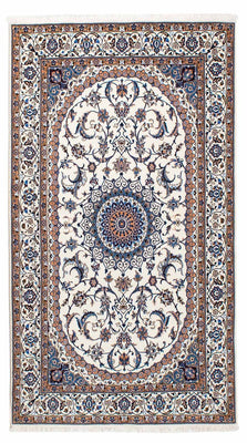 Tapis persan - Nain - Premium - 192 x 116 cm - beige