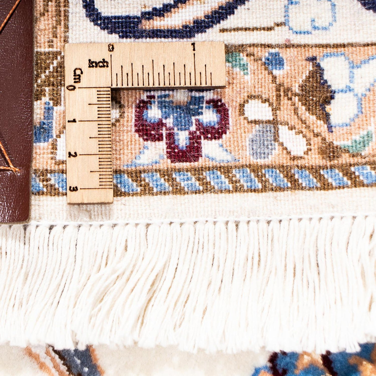 Tapis persan - Nain - Premium - 192 x 116 cm - beige