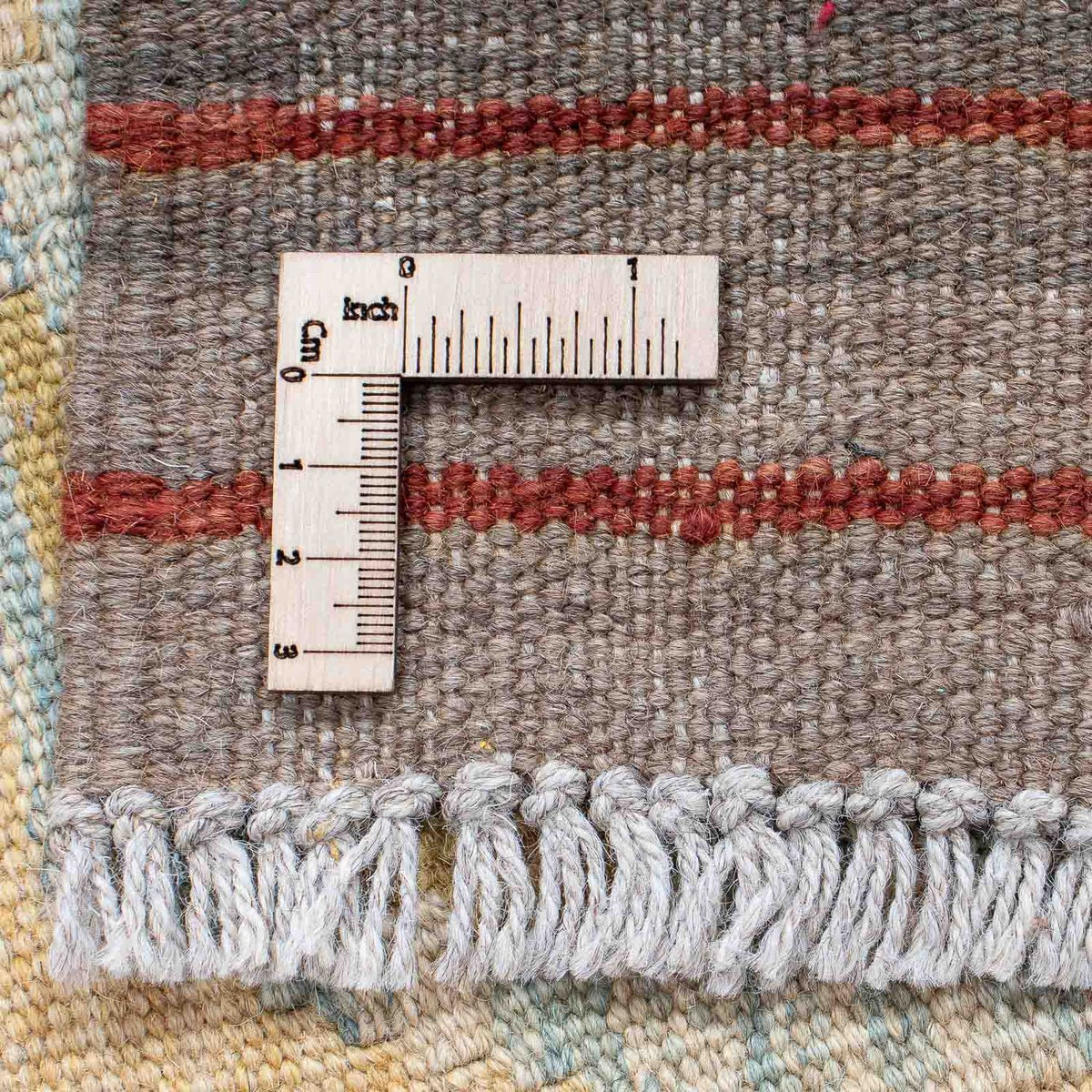 Tapis de couloir Tapis Kelim - Splash - 193 x 63 cm - beige