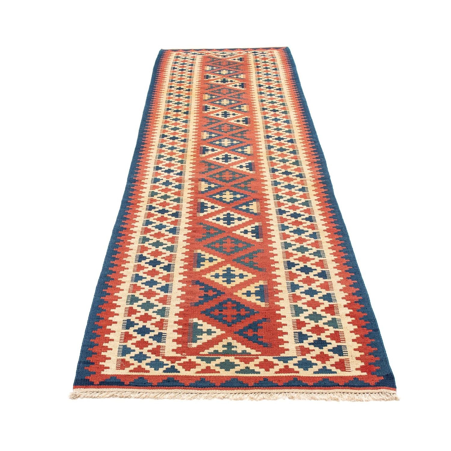 Tapis de couloir Tapis Kelim - Oriental - 300 x 84 cm - multicolore