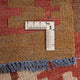 Tapis de couloir Tapis Kelim - Splash - 323 x 90 cm - rouge clair