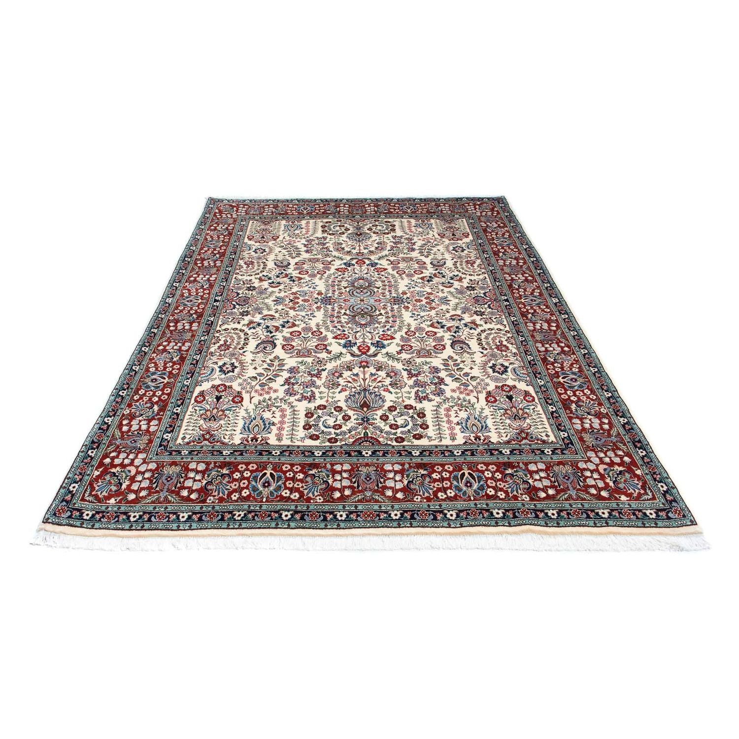 Tapis persan - Ghom - 240 x 176 cm - beige