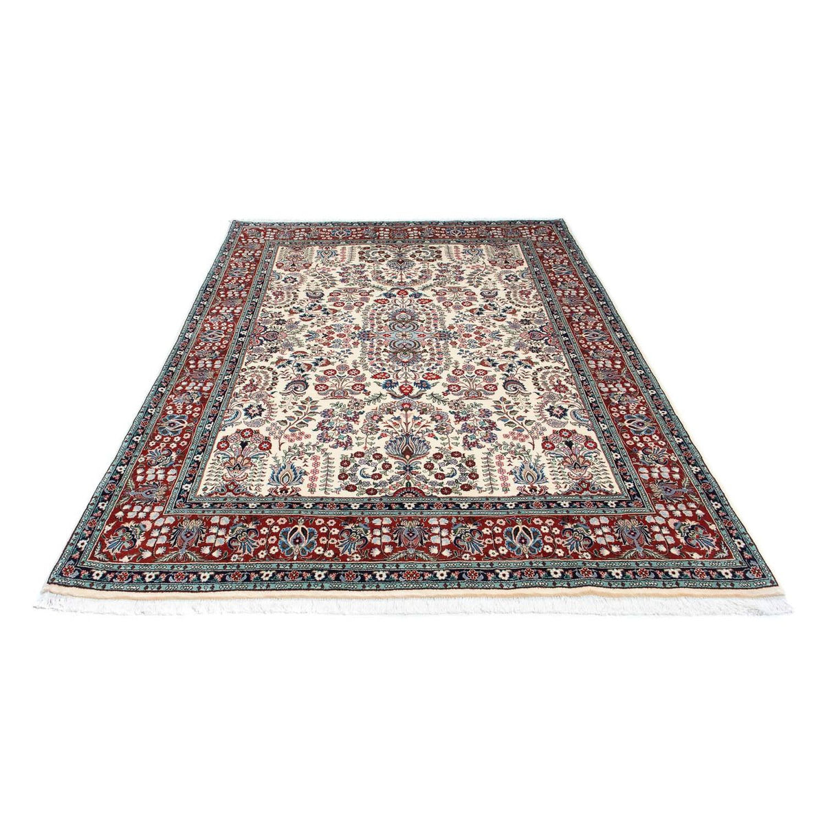 Tapis persan - Ghom - 240 x 176 cm - beige