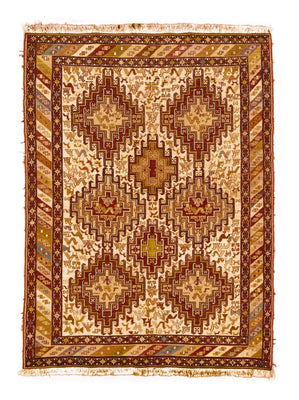 Tapis persan - Tabriz - 138 x 106 cm - beige