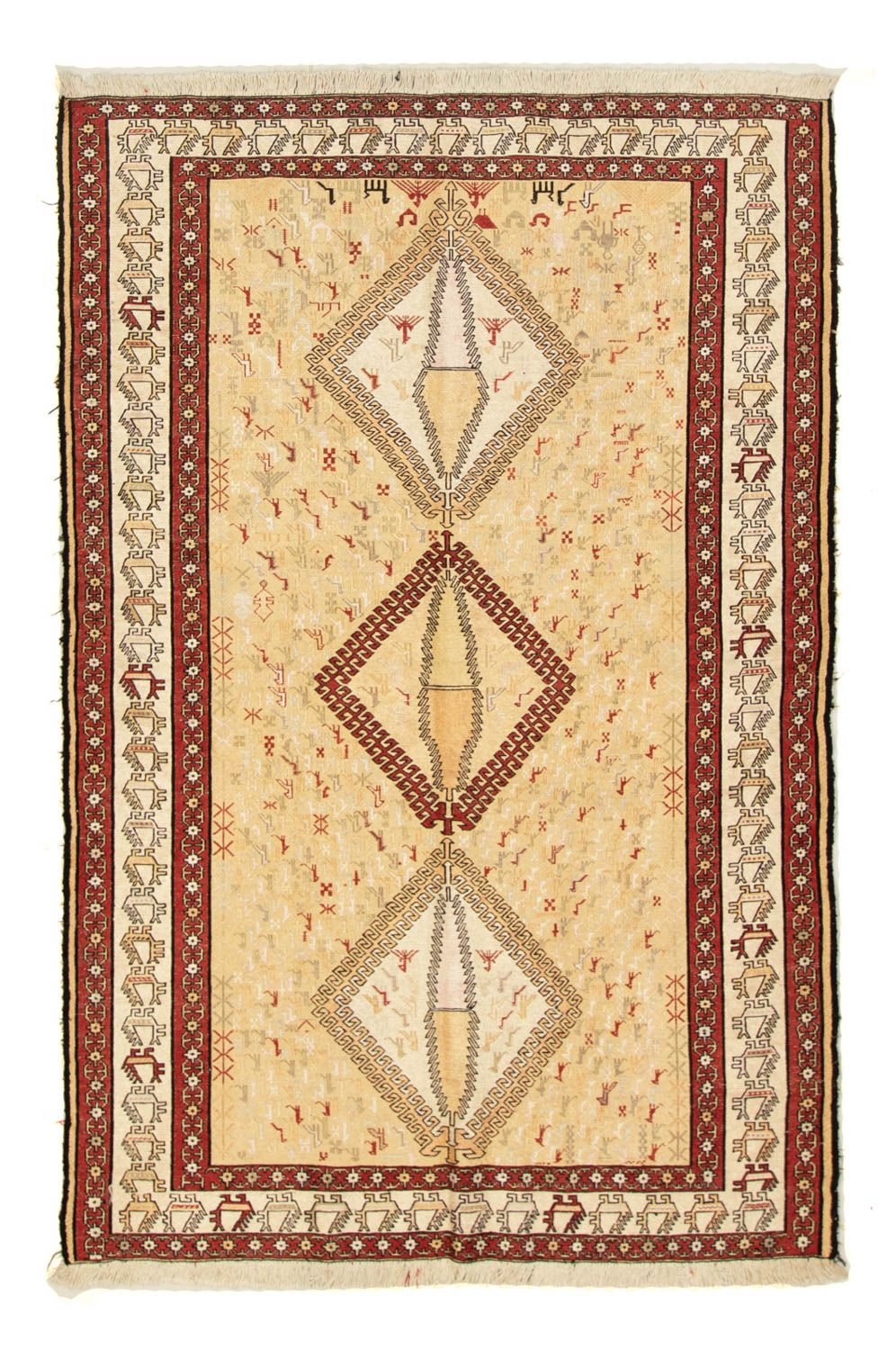 Tapis Kelim - Oriental - 187 x 126 cm - beige