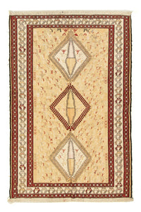 Tapis Kelim - Oriental - 187 x 126 cm - beige