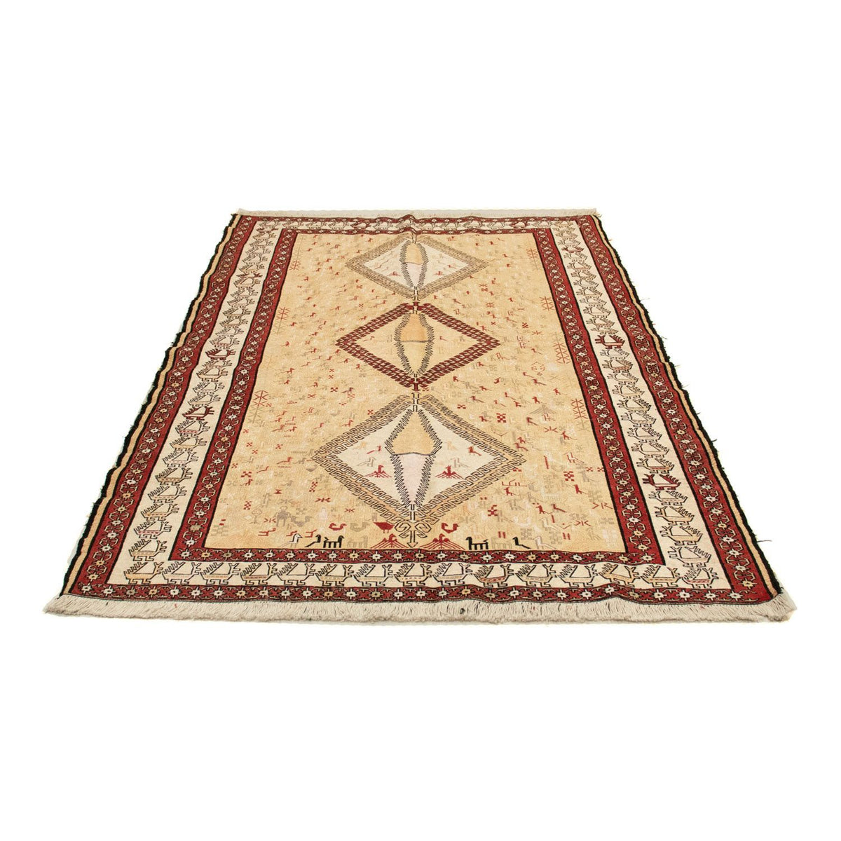 Tapis Kelim - Oriental - 187 x 126 cm - beige