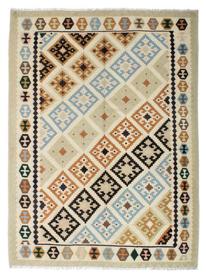 Tapis Kelim - Oriental - 195 x 158 cm - beige