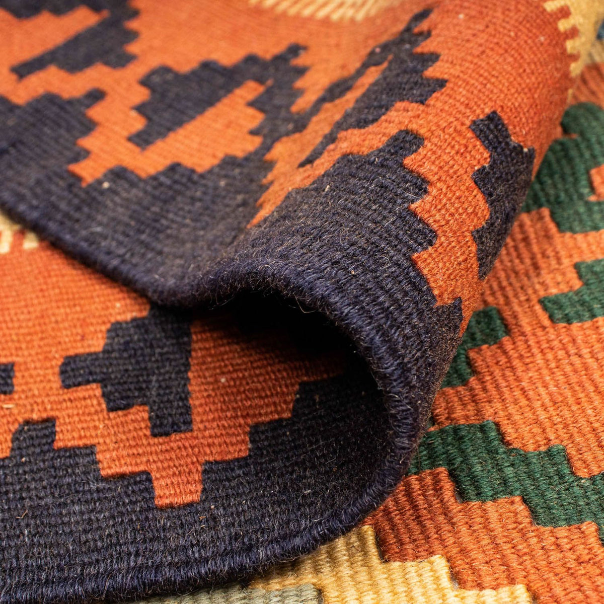 Tapis Kelim - Oriental - 208 x 157 cm - rouille