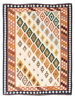 Tapis Kelim - Oriental - 203 x 155 cm - beige