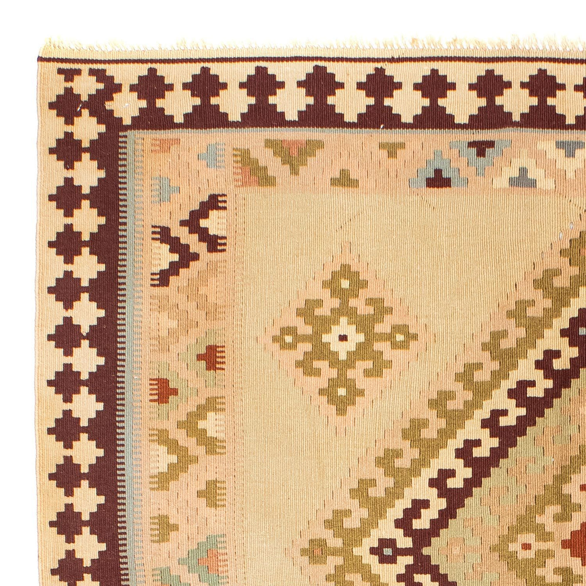 Tapis Kelim - Oriental - 216 x 150 cm - beige clair