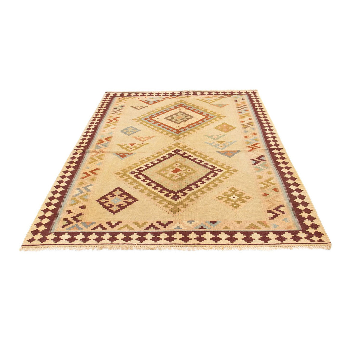Tapis Kelim - Oriental - 216 x 150 cm - beige clair