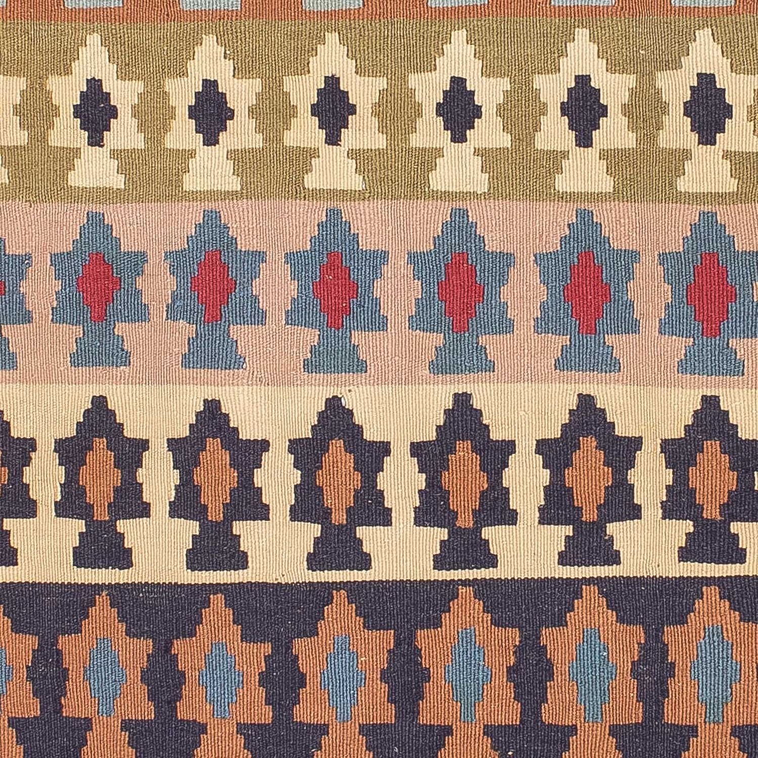 Tapis Kelim - Oriental - 194 x 114 cm - multicolore
