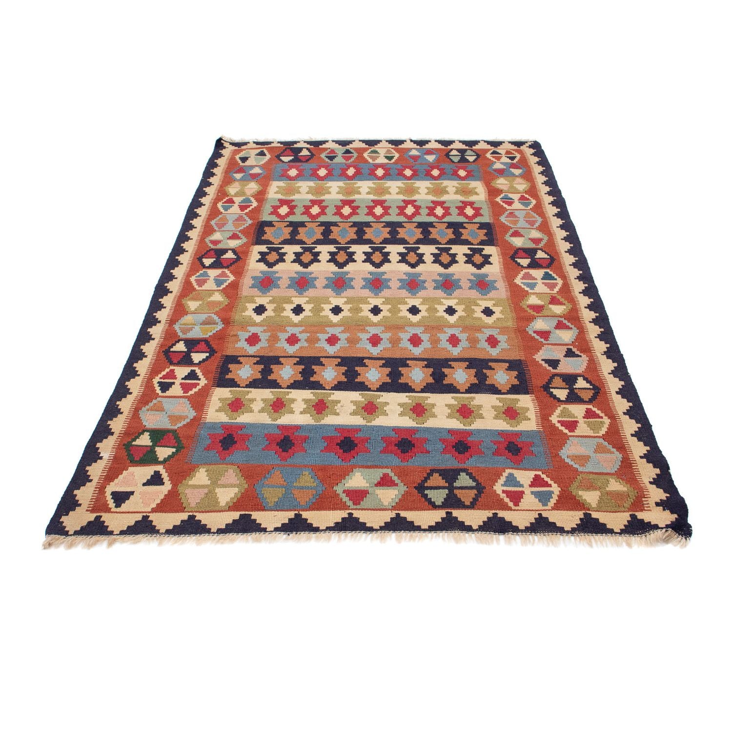 Tapis Kelim - Oriental - 194 x 114 cm - multicolore
