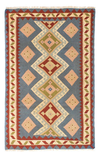 Tapis Kelim - Oriental - 200 x 130 cm - bleu clair