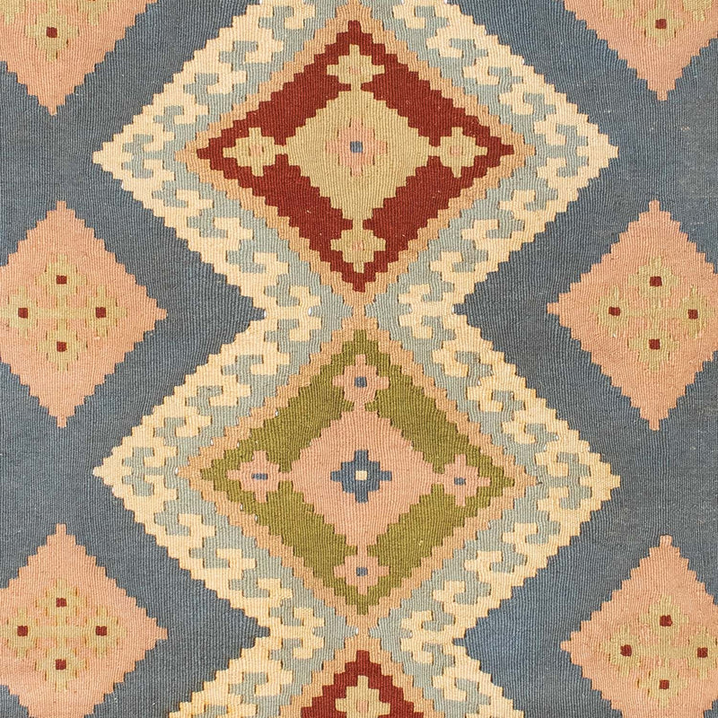 Tapis Kelim - Oriental - 200 x 130 cm - bleu clair