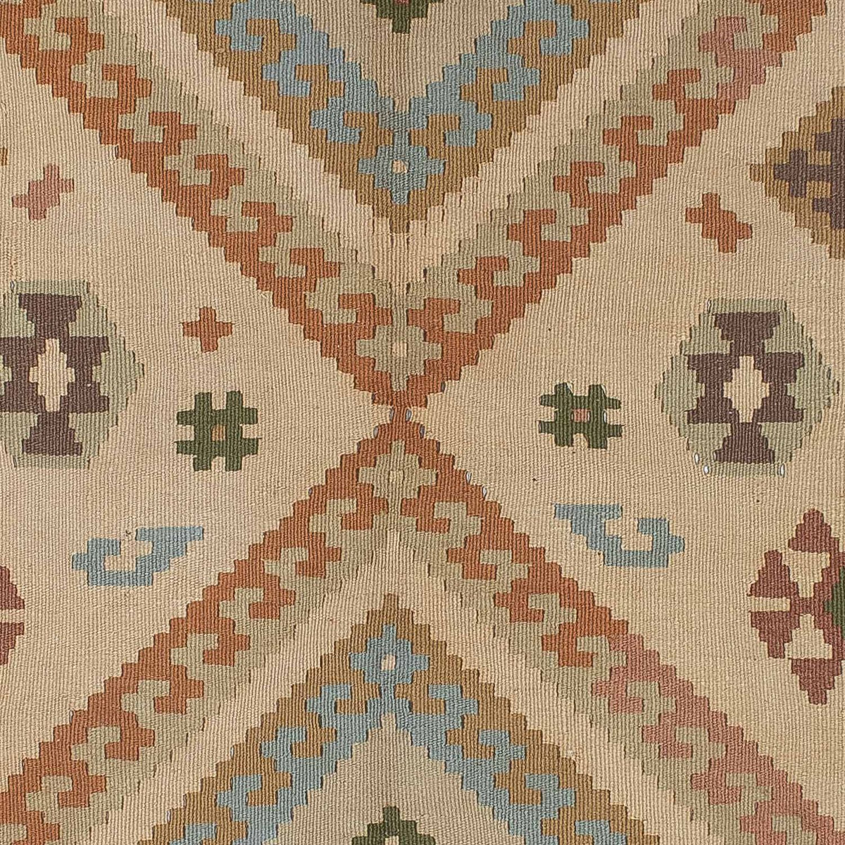 Tapis Kelim - Oriental - 187 x 152 cm - marron clair