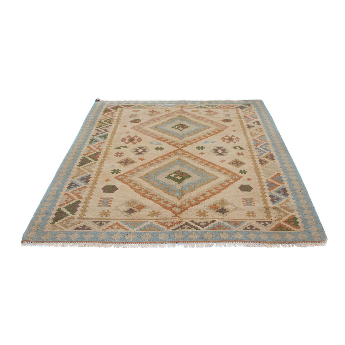 Tapis Kelim - Oriental - 187 x 152 cm - marron clair
