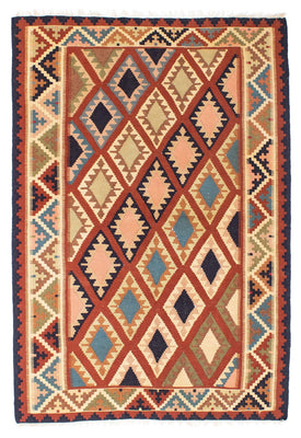 Tapis Kelim - Oriental - 182 x 121 cm - multicolore