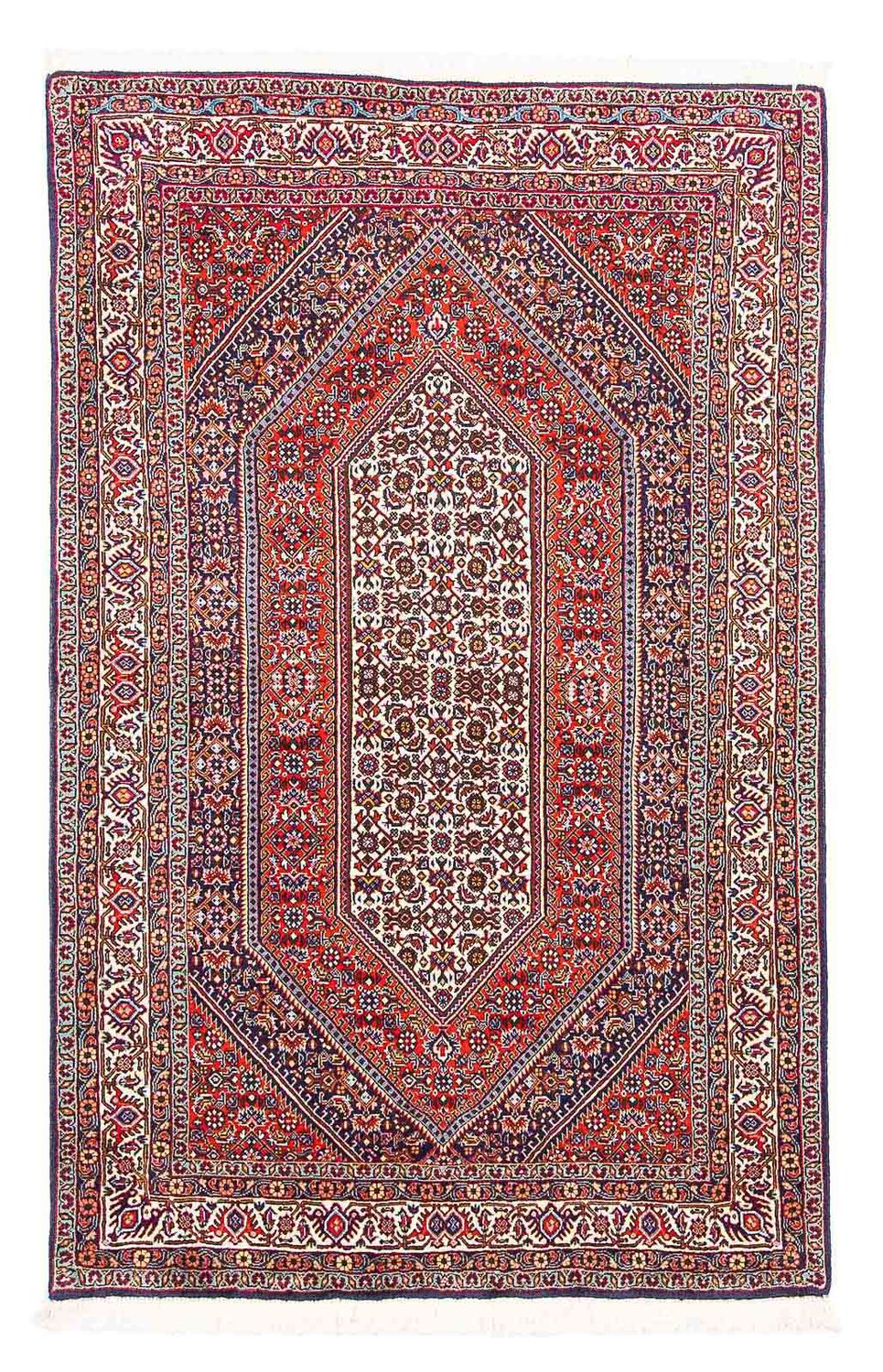 Tapis persan - Bidjar - 159 x 106 cm - rouge