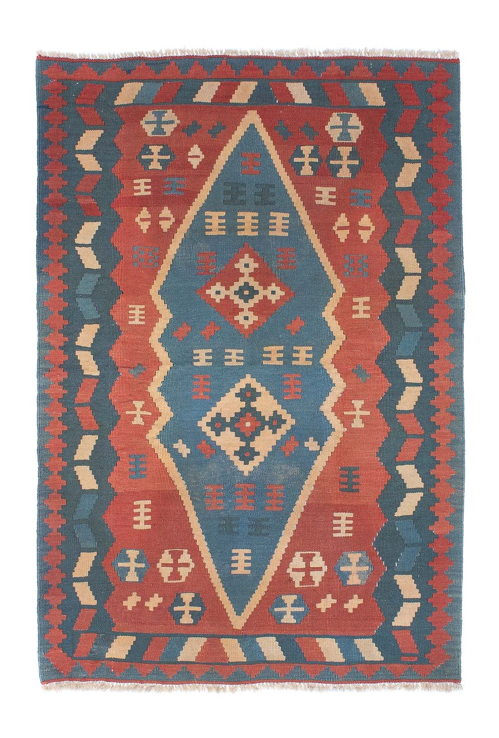 Tapis Kelim - Oriental - 167 x 114 cm - bleu